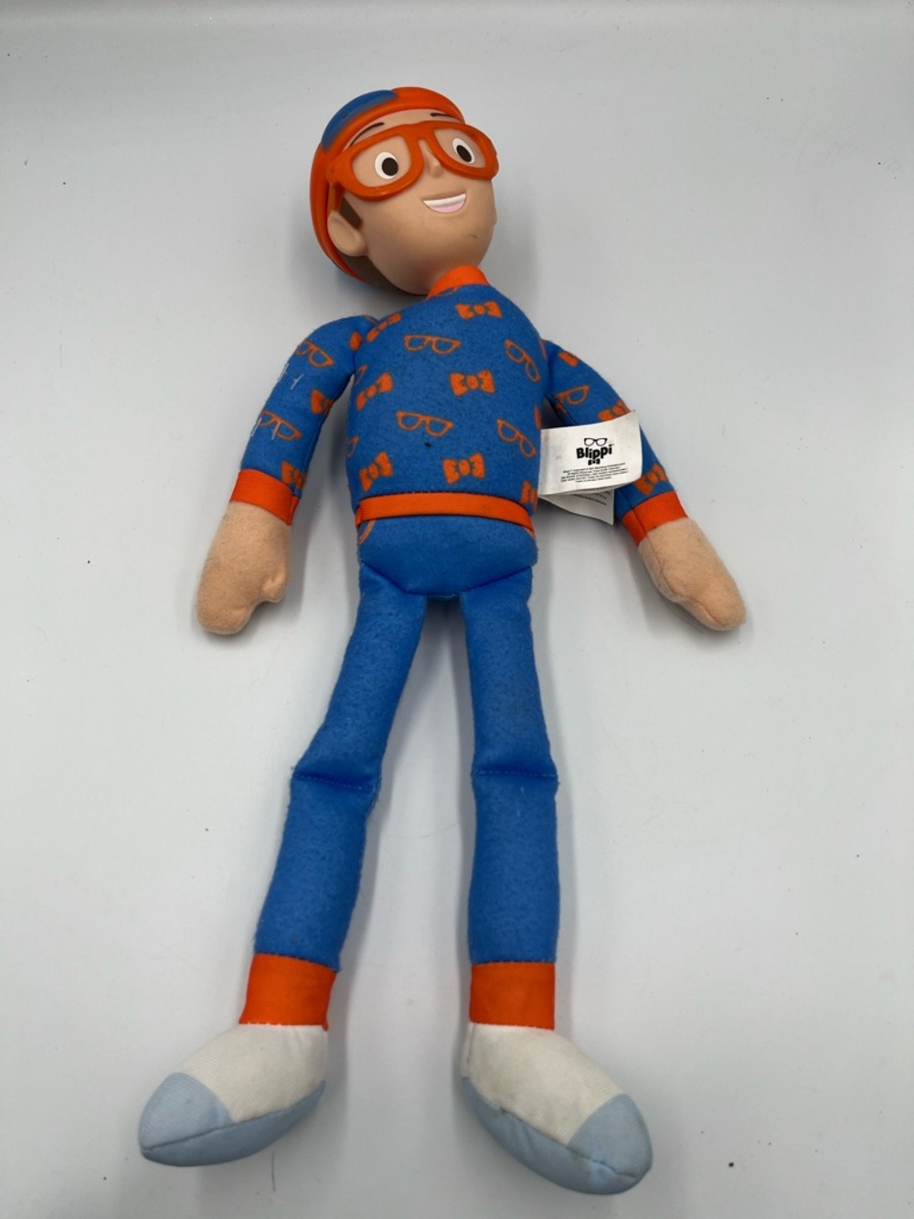 Blippi talking Plush Doll 16”- Blue and Orange Soft Toy